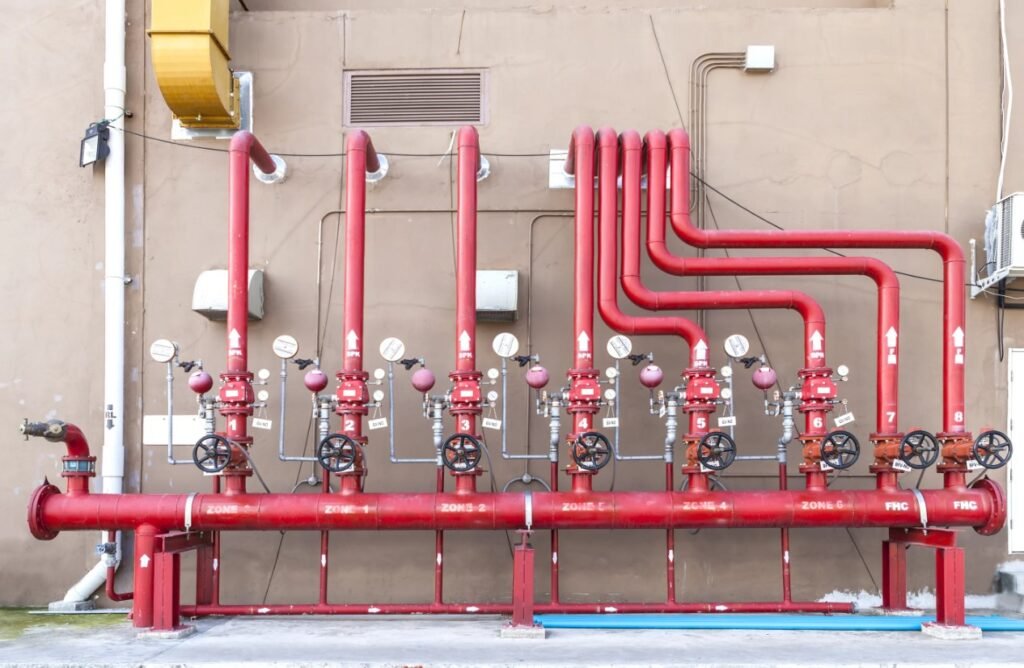 Instalasi sprinkler pencegah kebakaran